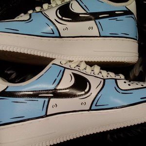 BRAND NEW CUSTOM HAND PAINTED leather NIKE AIR FORCE ONE